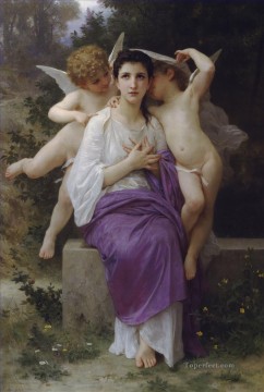 Leveil du coeur Realismo ángel William Adolphe Bouguereau Pinturas al óleo